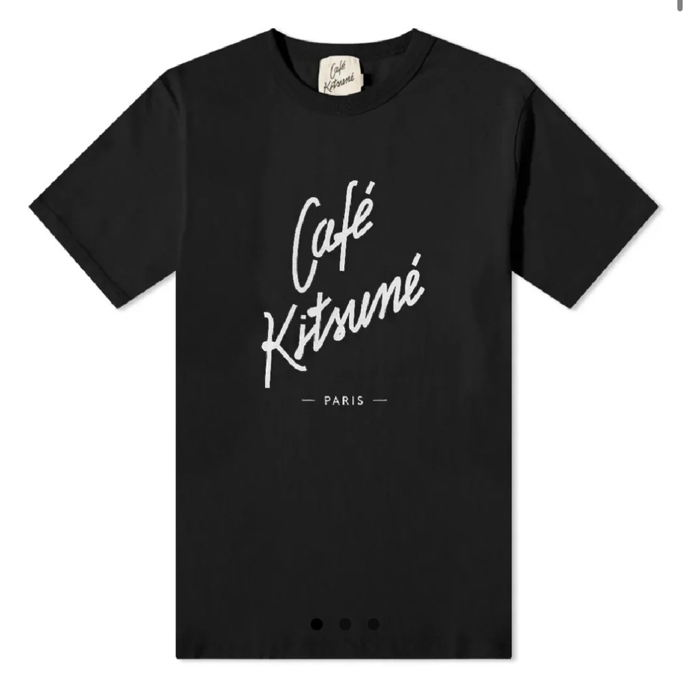 Maison Kitsune Cafe Kitsune Unisex NWT T shirt Small